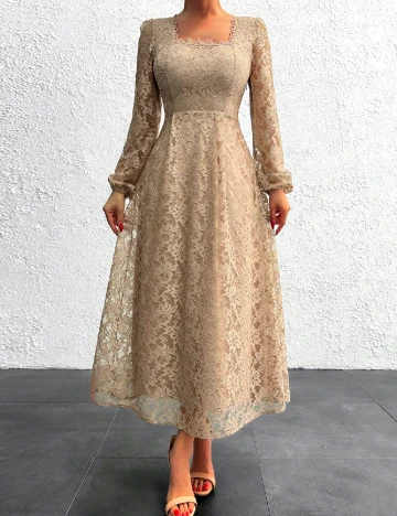 Rochie lunga SHEIN, maro