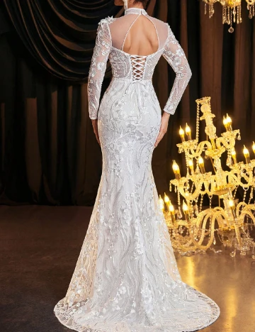 Rochie lunga SHEIN, alb