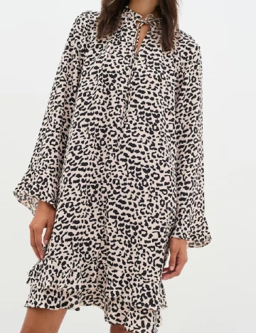 Rochie scurta InWear, animal print