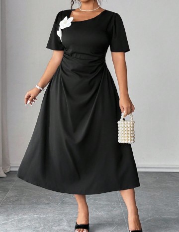 Rochie lunga SHEIN CURVE, negru