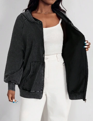 Hanorac SHEIN CURVE, gri