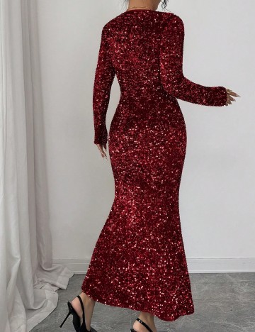 Rochie lunga SHEIN, rosu