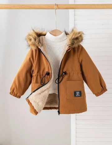 Geaca Shein Kids, maro