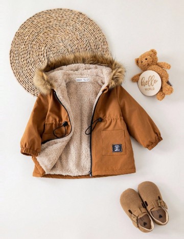 Geaca Shein Kids, maro