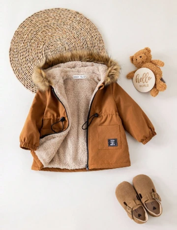 Geaca Shein Kids, maro