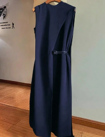 Rochie lunga SHEIN CURVE, bleumarin