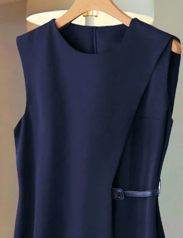 Rochie lunga SHEIN CURVE, bleumarin