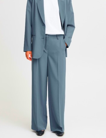 
						Pantaloni Ichi, albastru