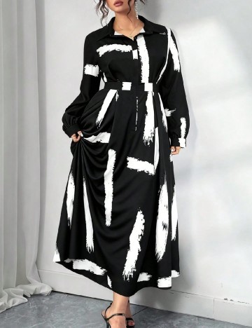 
						Rochie lunga SHEIN CURVE, negru