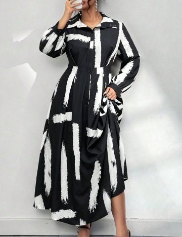 Rochie lunga SHEIN CURVE, negru