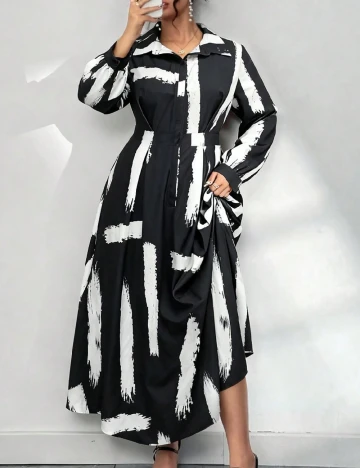 Rochie lunga SHEIN CURVE, negru