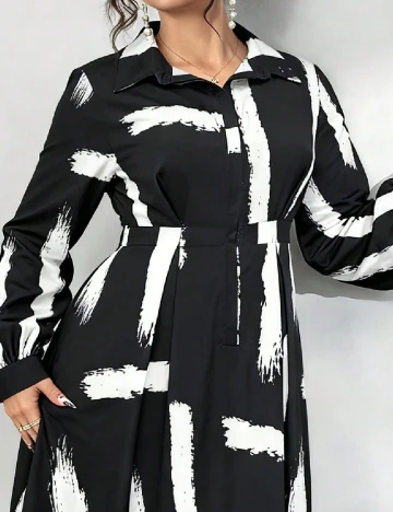 Rochie lunga SHEIN CURVE, negru