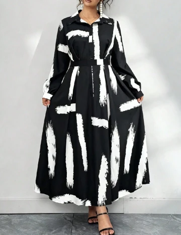 Rochie lunga SHEIN CURVE, negru