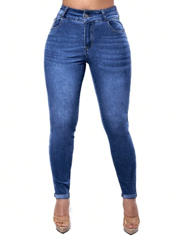 
						Blugi SHEIN, albastru