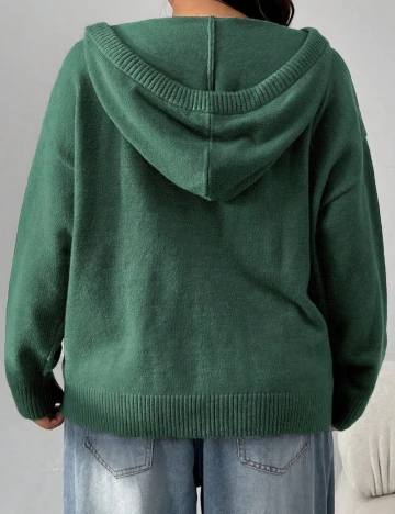 Hanorac SHEIN CURVE, verde