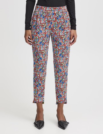 Pantaloni Ichi, mix culori