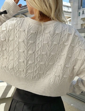 Cardigan SHEIN, ecru