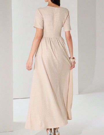 Rochie lunga SHEIN, crem