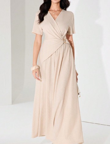 Rochie lunga SHEIN, crem