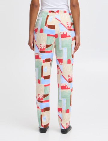 Pantaloni Ichi, mix culori