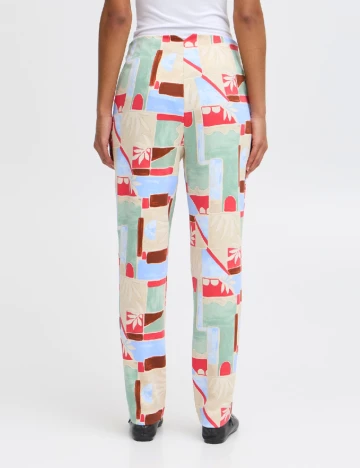 Pantaloni Ichi, mix culori