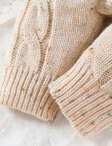 Salopeta Shein Kids, crem