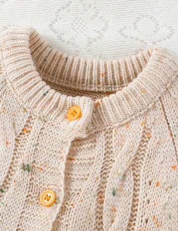 Salopeta Shein Kids, crem