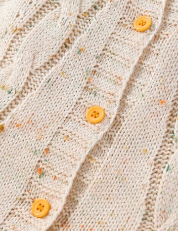 Salopeta Shein Kids, crem