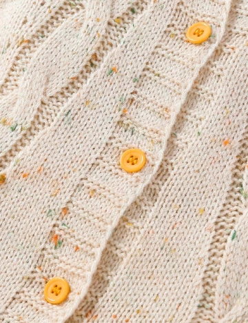 Salopeta Shein Kids, crem