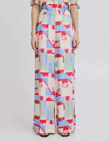 Pantaloni Ichi, mix culori