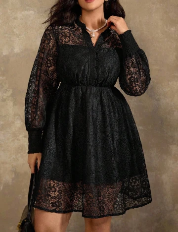 Rochie scurta SHEIN CURVE, negru