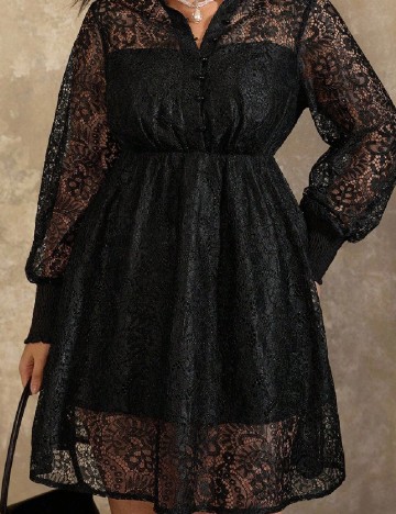 Rochie scurta SHEIN CURVE, negru