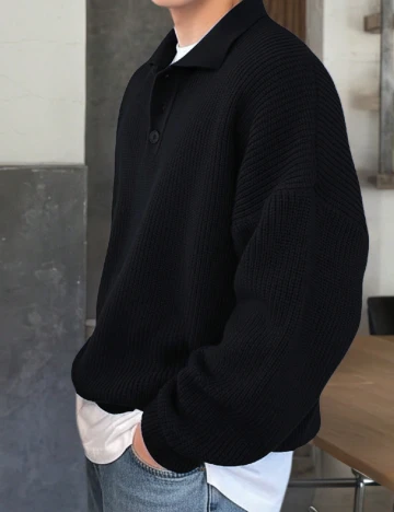 Pulover SHEIN, negru