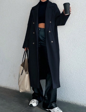 Palton SHEIN, bleumarin