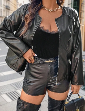 Jacheta SHEIN CURVE, negru