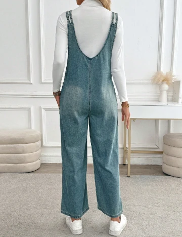 Salopeta SHEIN, albastru