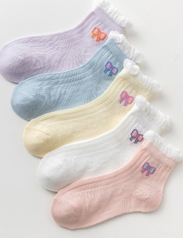 
						Set sosete 5 perechi Shein Kids, mix culori