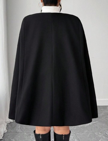 Poncho SHEIN CURVE, negru