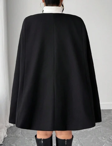 Poncho SHEIN CURVE, negru