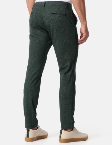 Pantaloni Jeff Urban Tailoring, verde inchis