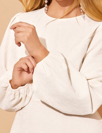 Rochie medie SHEIN, alb