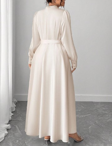 Rochie lunga SHEIN CURVE, ecru