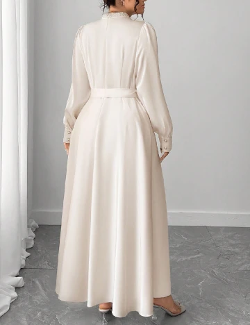 Rochie lunga SHEIN CURVE, ecru