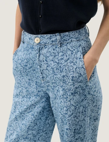 Pantaloni Part Two, albastru