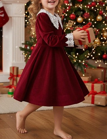 
						Rochie Shein Kids, rosu