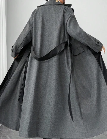 Palton SHEIN CURVE, gri