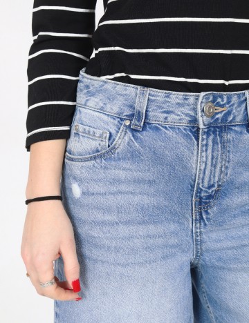 Pantaloni trei sferturi C&A, albastru