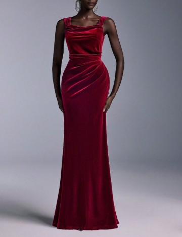 
						Rochie lunga SHEIN, rosu