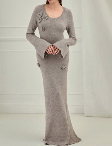 Rochie lunga SHEIN, gri