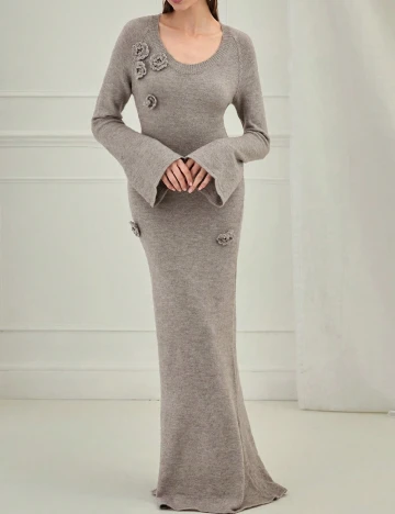 Rochie lunga SHEIN, gri